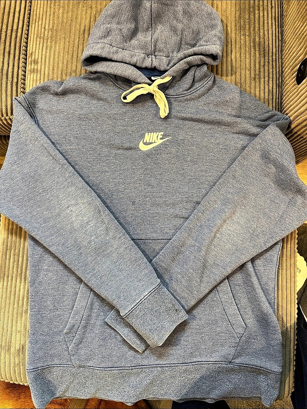 Nike Vintage Center Swoosh Hoodie light blue Small
